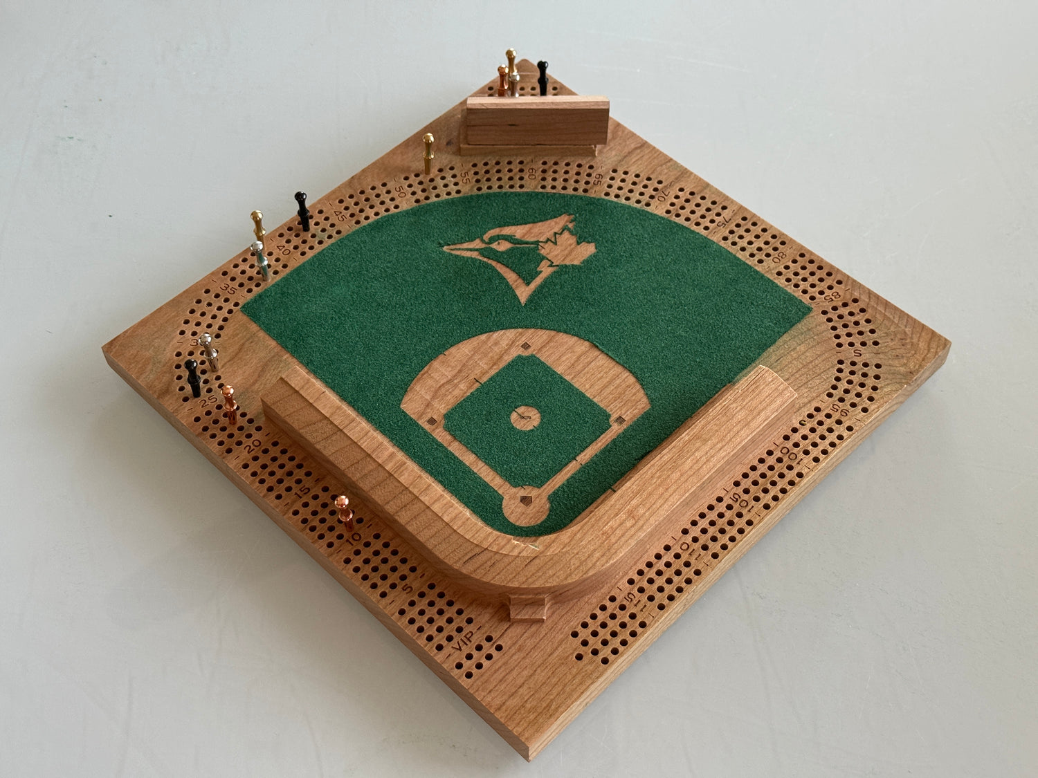 Baseball Diamond Cribbage Boards